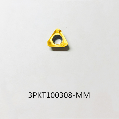 92HRC炭化物の金属の旋盤は機械化の挿入物3PKT100308 MMに用具を使う