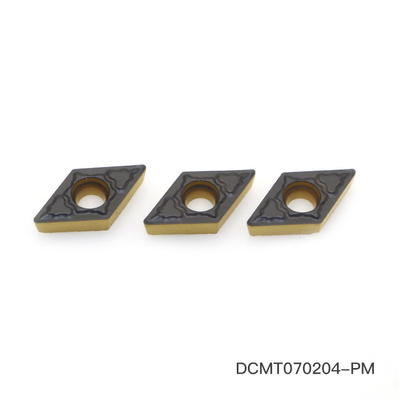 DCMT070204-PM Chèn CNC Carbide Chèn CVD Coating Carbide Tool Chèn