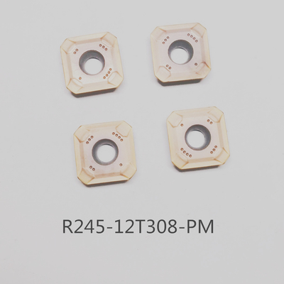 R245-12T308M-pm CNC 카바이드 정면 절삭은 PVD 코팅을 삽입합니다