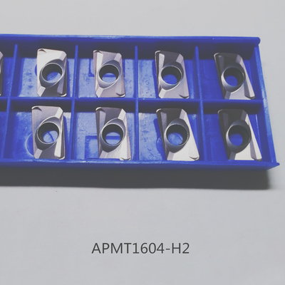 El carburo cuadrado de la herramienta del CNC APMT1604PDER-H2 inserta la capa del CVD de PVD