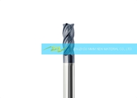 High Tip Strength 4 Flute Carbide End Mill With Accurate Arc Accuracy