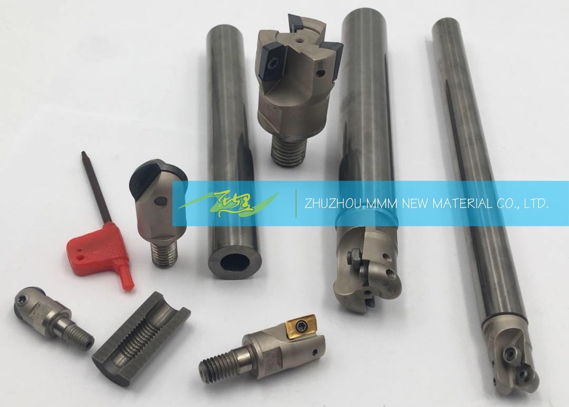 Taper Straight Interchangeable Milling Head Anti Vibration Boring Bar