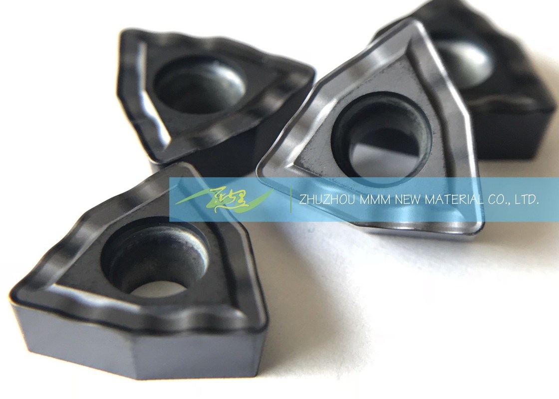 CNC Carbide Drill Inserts WCMT Triangle Serial With PG Chip Breaker