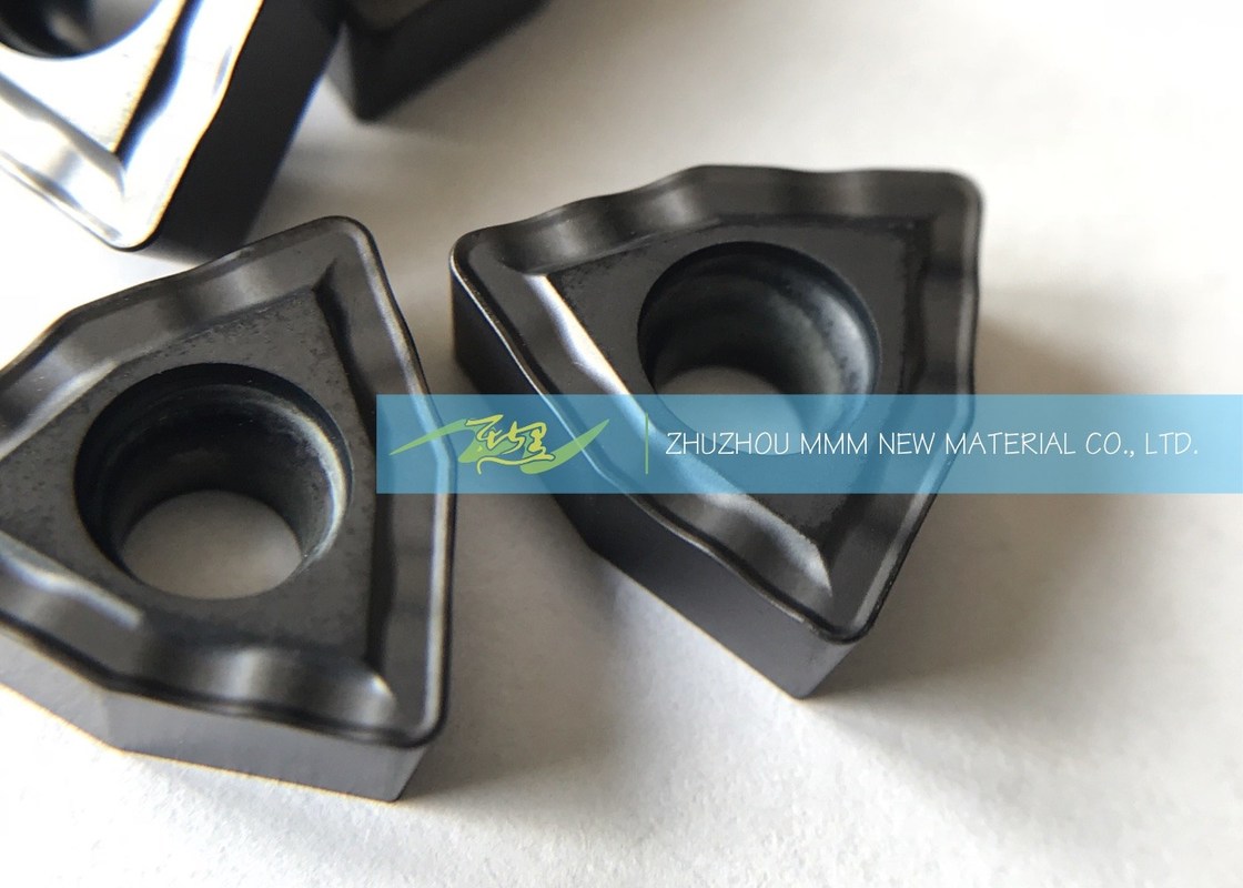 CNC Carbide Drill Inserts WCMT Triangle Serial With PG Chip Breaker