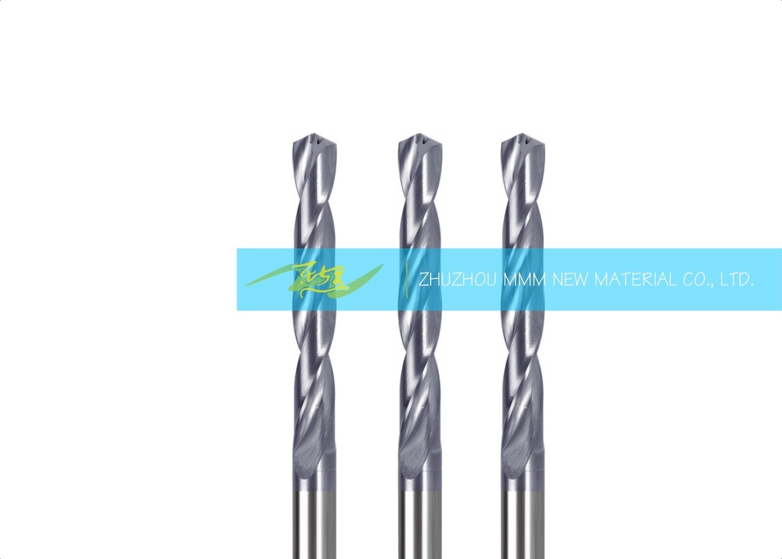 5D Internal Cooling Carbide Drill Bits For Hardened Steel / Hss Drill Bits