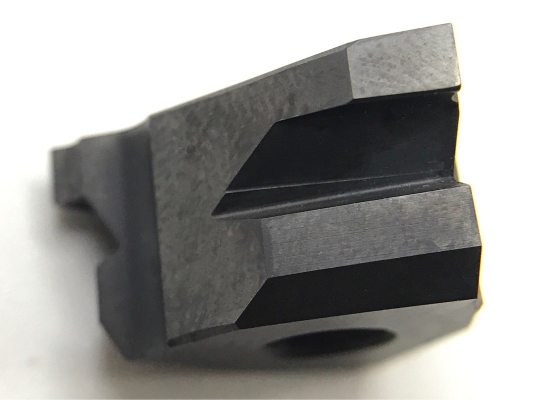 Cemented Carbide Parting And Grooving Inserts With Complex Shape