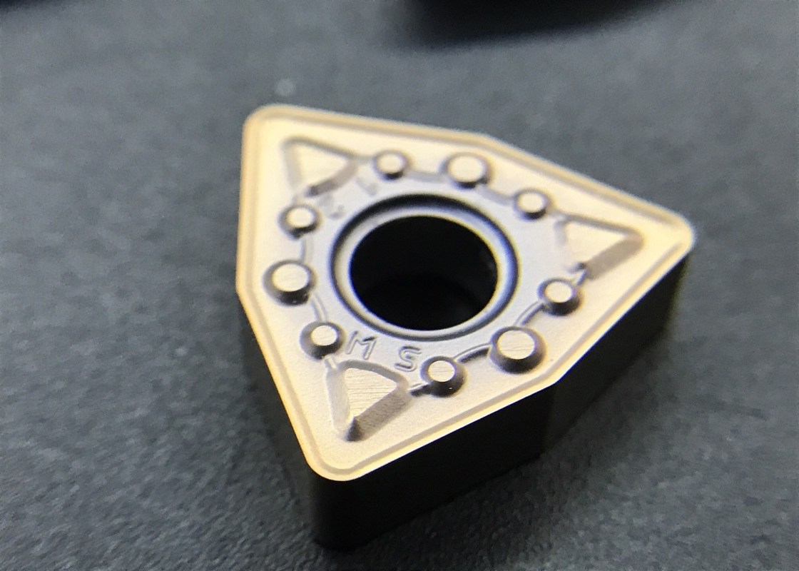 WNMG080412 MS1 Cemented Carbide Inserts For Stainless Steel Semi Finishing