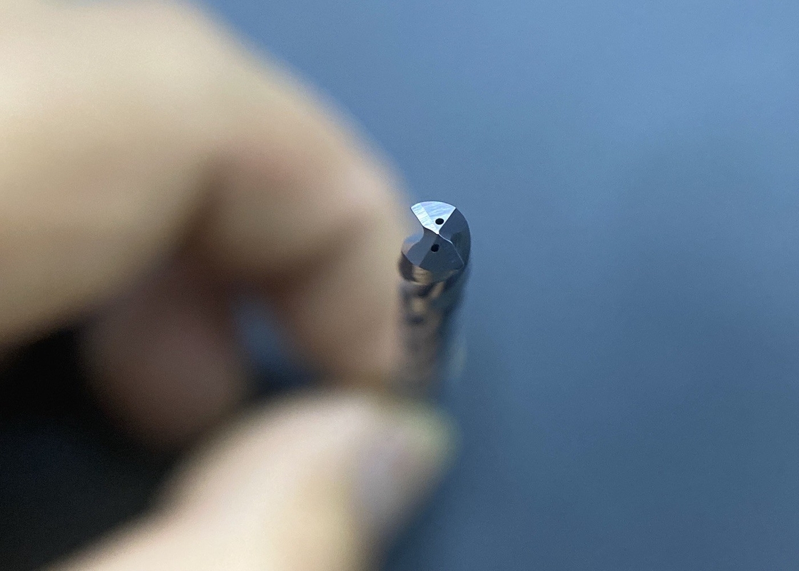 9D Deep Hole Stainless Steel Solid Carbide Drill Bits With Internal Cooling High Precision
