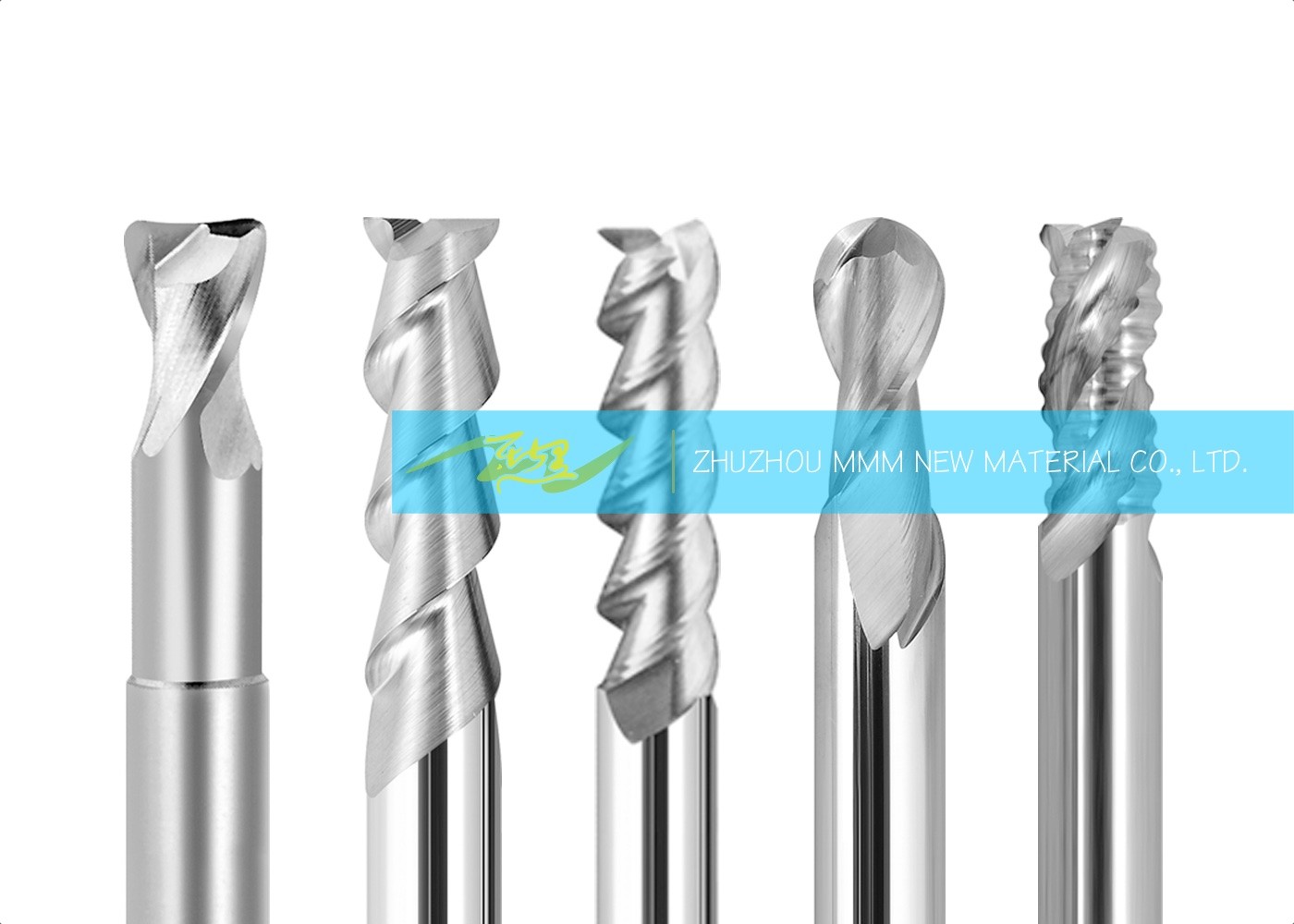 Aluminum Alloy Solid Carbide End Mills With Sharp Cutting Edge / Large