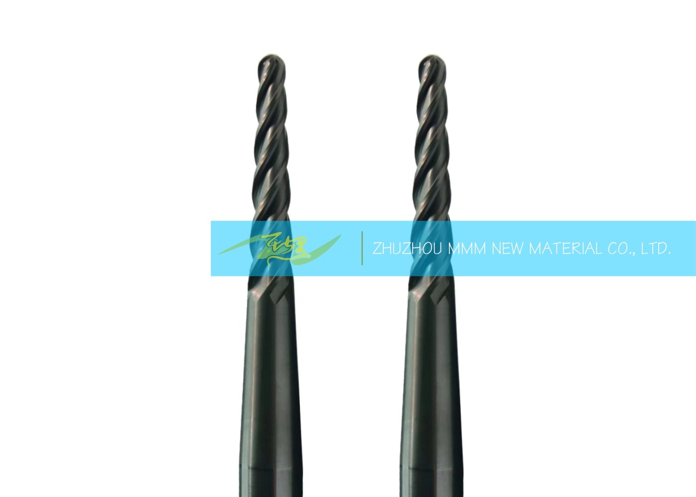 Taper Ball Nose Solid Carbide Tapered End Mills For Vane / Impeller