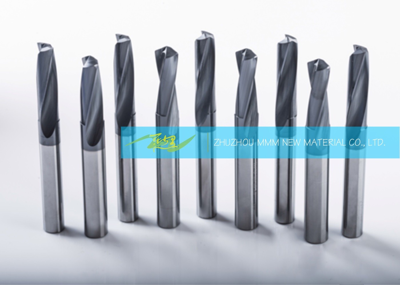 ISO Solid Carbide Drill For HRc42 Steel Power Drilling , Hard Metal