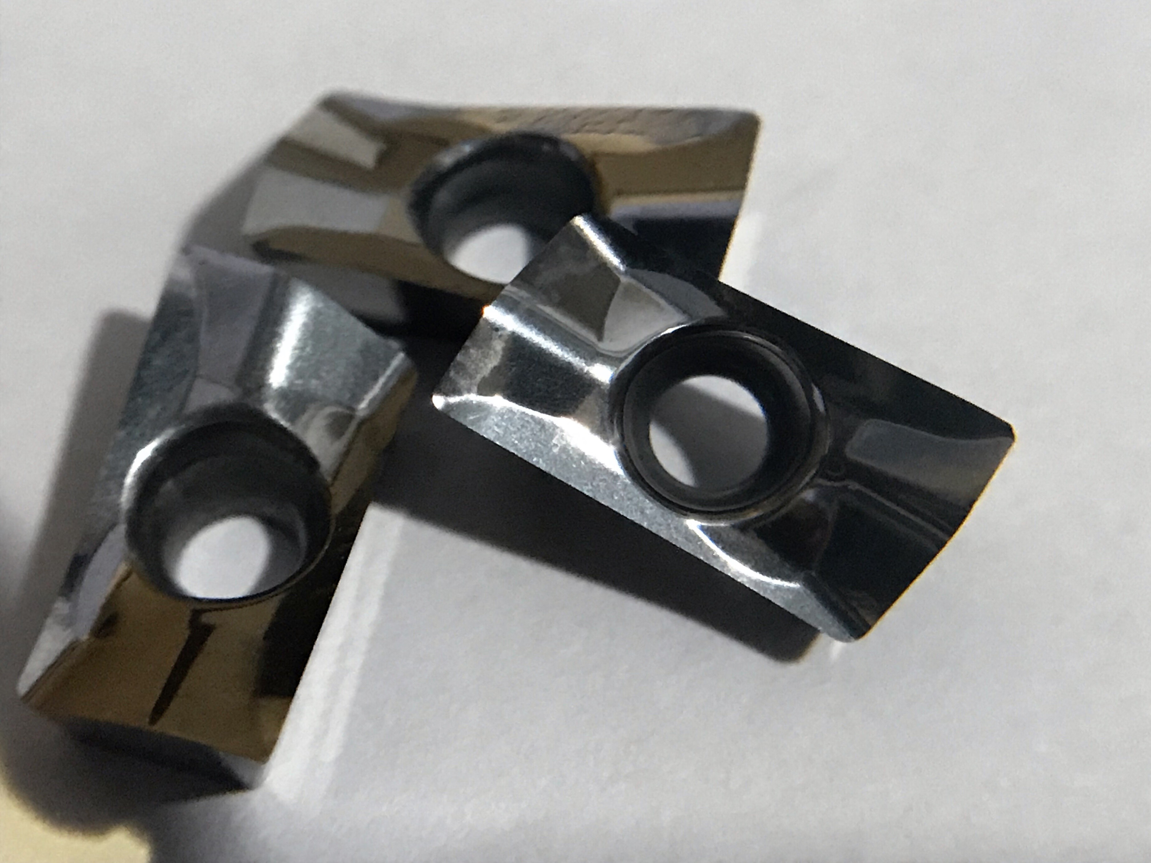 ADGT1604PDR Aluminum Inserts , Carbide Milling Inserts With Ultra High