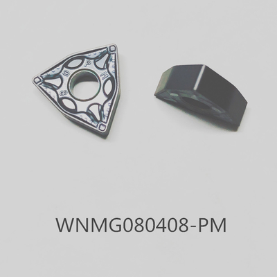 Baja Paduan Tungsten Steel CNC Carbide Sisipan WNMG080404(08)-PM