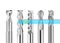 Aluminum Alloy  Solid Carbide End Mills With Sharp Cutting Edge / Large Helix Angle