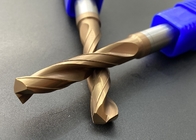 PVD Coating Solid Cemented Carbide Drill , Twist Drill Bit With Long Life Time