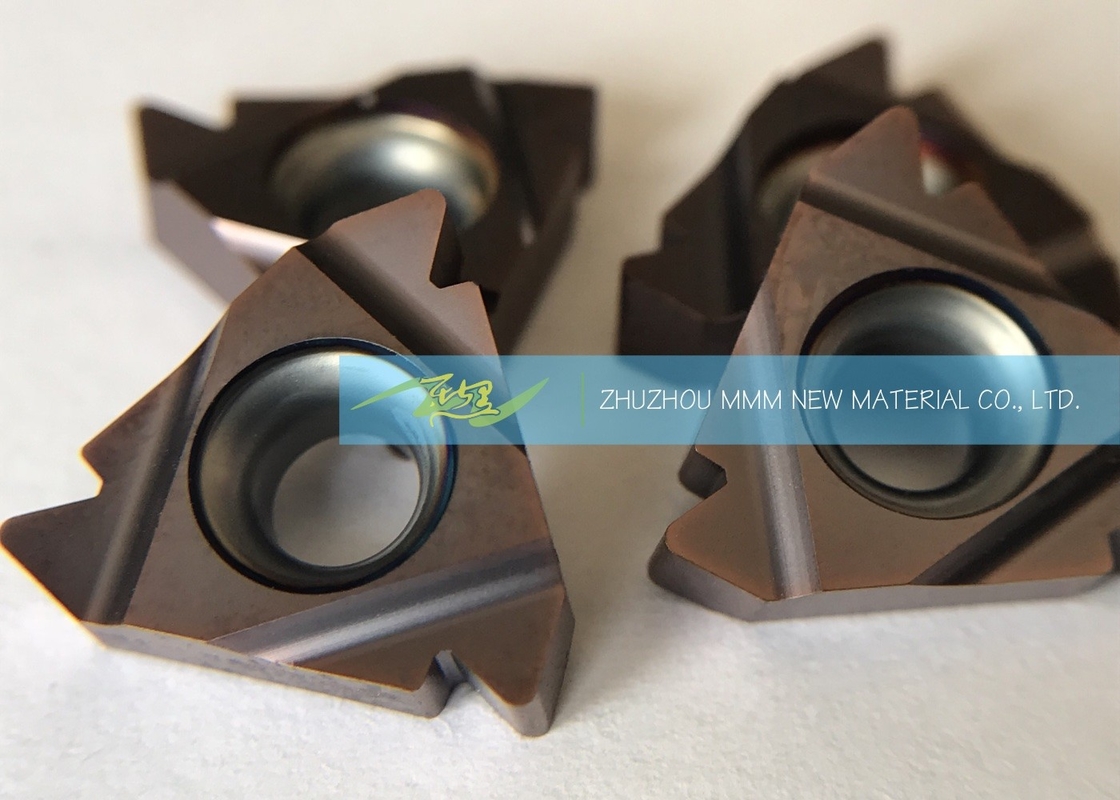 High Precision Carbide Threading Hard Turning Inserts For ISO Metric Internal Thread Turning