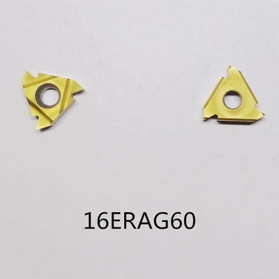 16ERAG60 Golden Cast Iron Triangle Thread Carbide Inserts