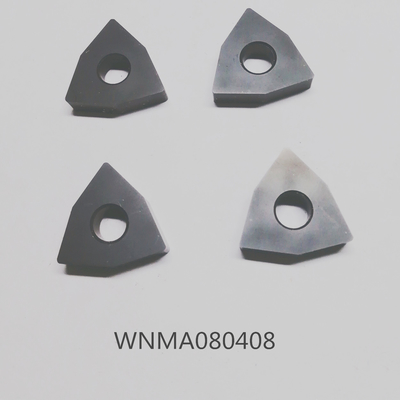 أدوات CNC WNMA080408 إدراجات كربيد CNC 92HRC مقاومة حافة قوية