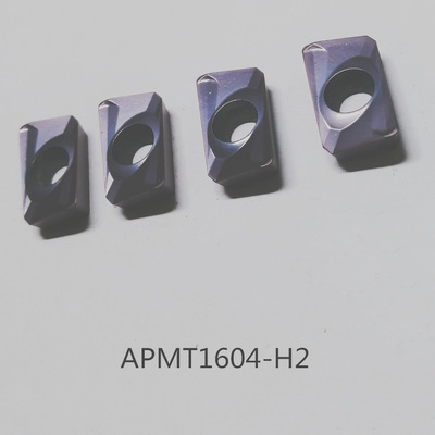 Il carburo quadrato dello strumento di CNC APMT1604PDER-H2 inserisce il rivestimento di CVD di PVD