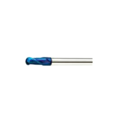 TICN Coating Ball Nose Carbide End Mill Untuk Aluminium HRC65