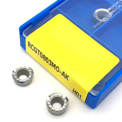 Inserzioni non rivestite del carburo di CNC di RCGT0803MO-AK per alta resistenza all'usura di alluminio