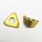 Gold High Feed Milling Inserts PVD Coating Carbide Insert Lathe Tools
