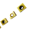 Pvd / Cvd Coated Parting And Grooving Inserts In Black Yellow Bronze