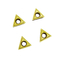 Yellow TCMT090204-V Indexable Carbide Inserts For Hardened Steel